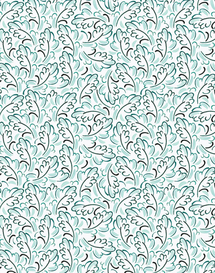 A Light Wind Green, Cotton/Linen