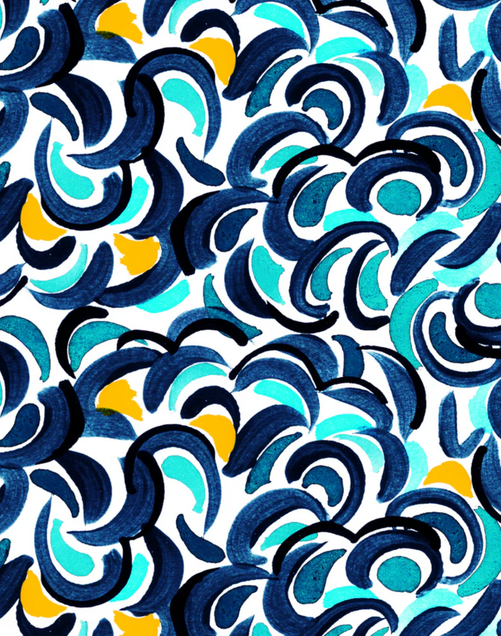 Abondance Blue, Cotton/Linen