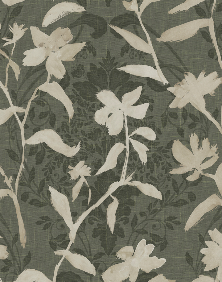 Blooming Damask White PL5002-3