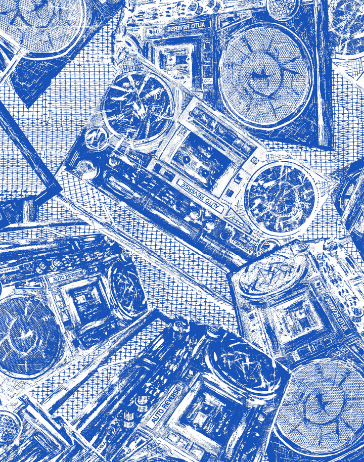 Boom Box, China Blue
