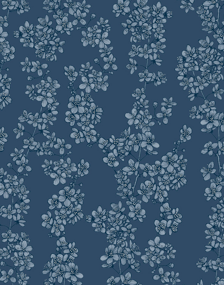 Cherry Blossom, Indigo
