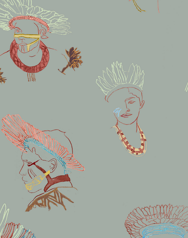 Cinco, Multi Color Indians on Anis