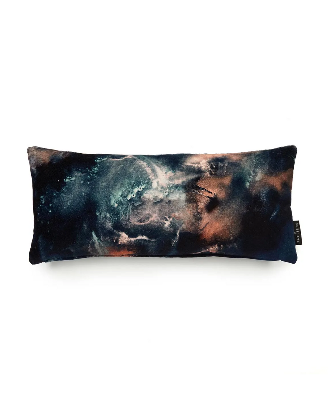 17 Patterns Cloudbusting Earth Blue Lumbar Cushion
