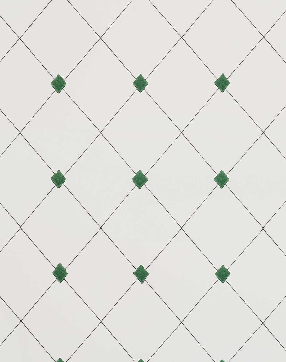 Diamond Trellis, Green