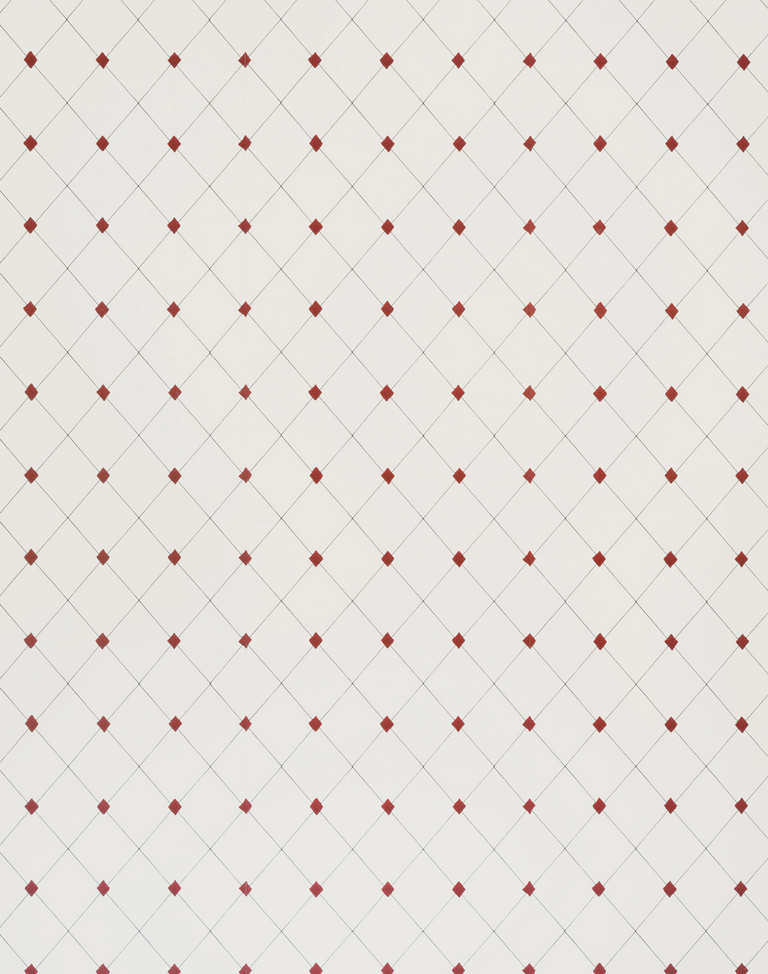 Diamond Trellis, Red