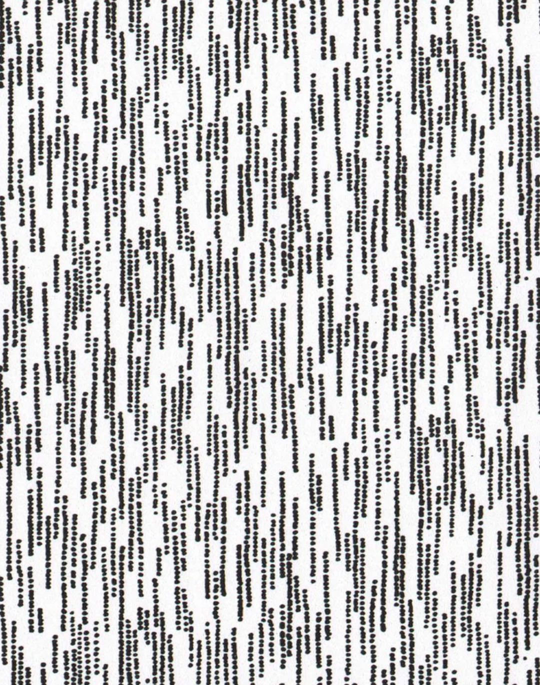 Dots, Black on White