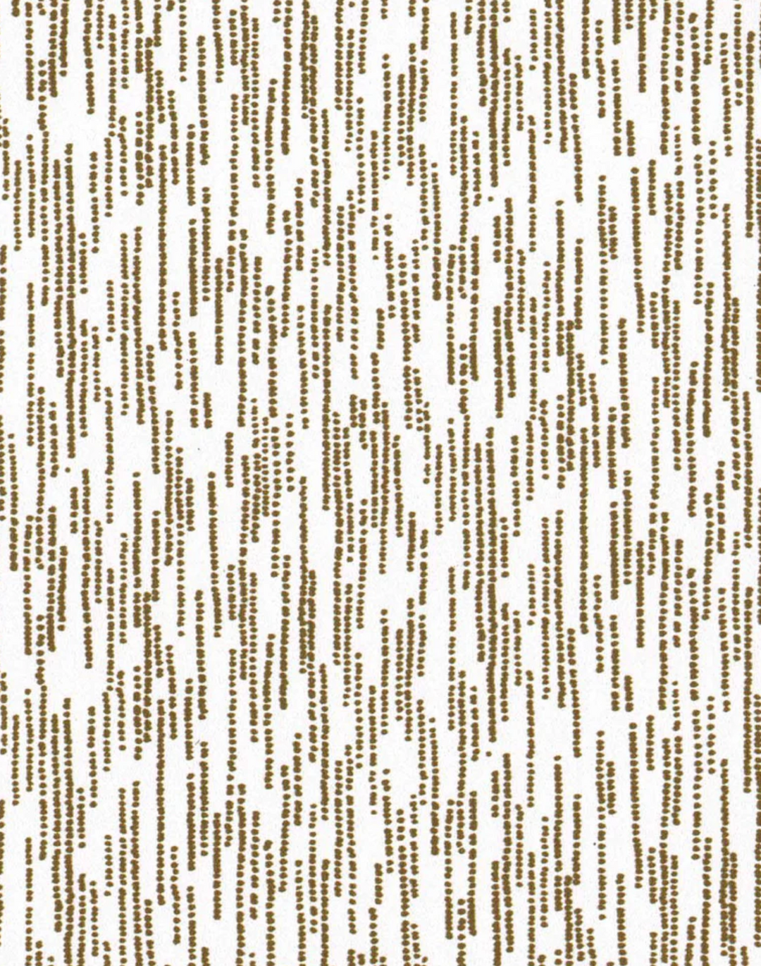 Dots, Gold on White