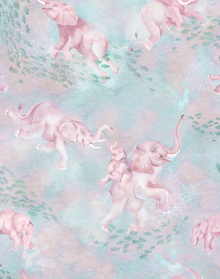 ELEPHANT BREASTSTROKE, PEPPERMINT PINK