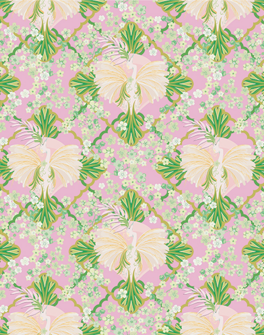 Faded Glamour, Absinthe on Powder Pink