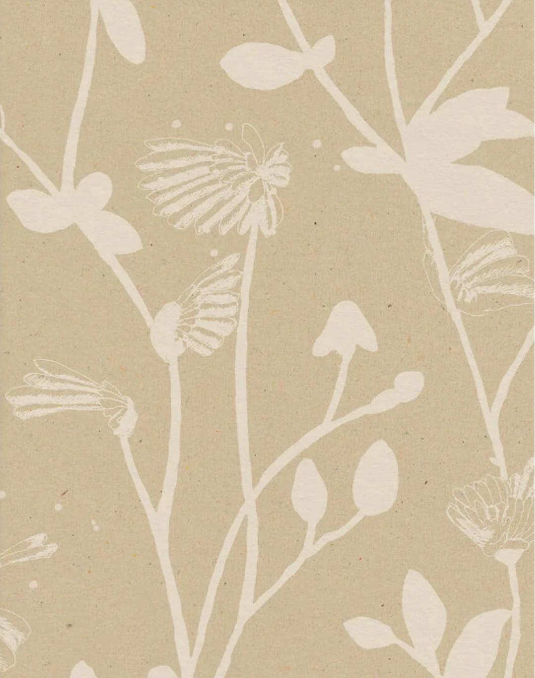 Feather Plant, Beige
