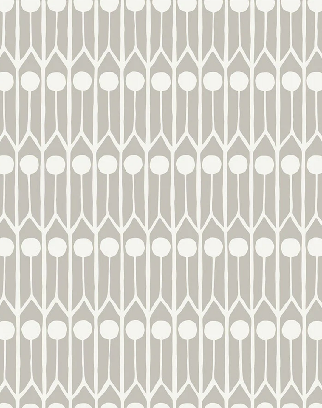 Feathers Fabric, Grey