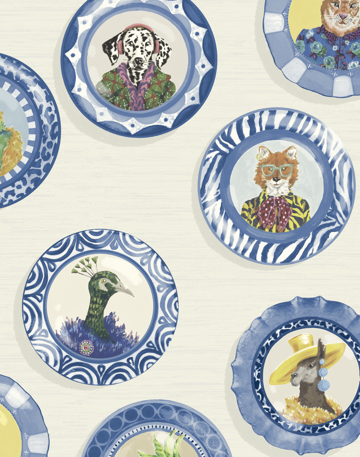 FINE CHINA, BLUE & WHITE