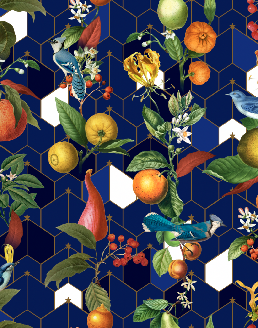Fruits Wallfabric
