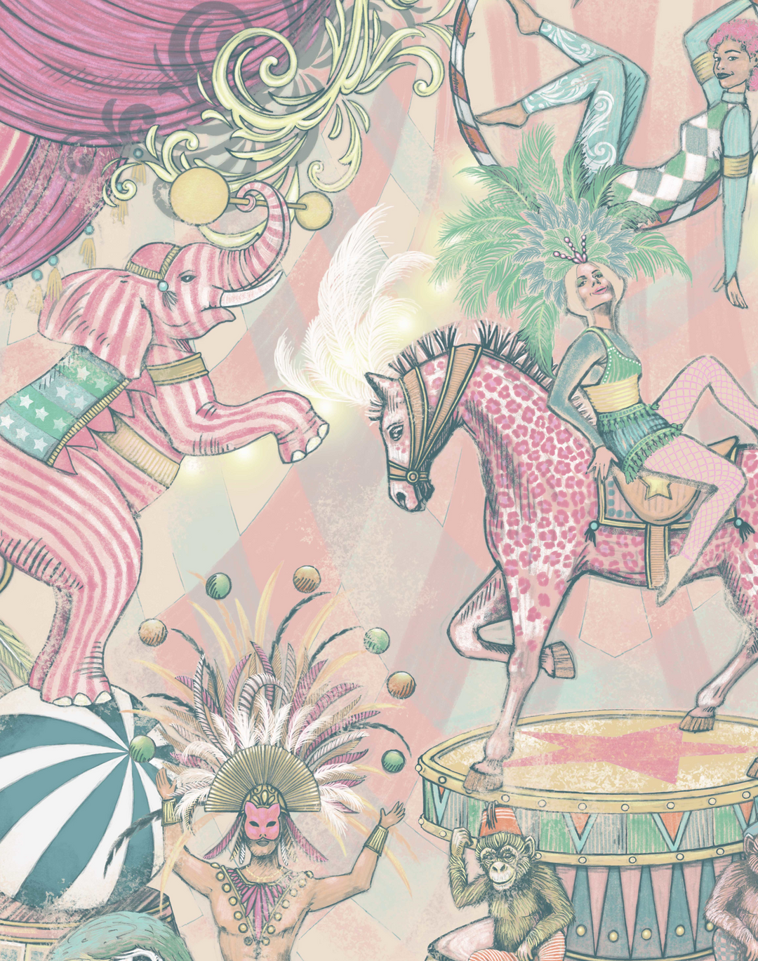 FUNFAIR PASTEL PINKS