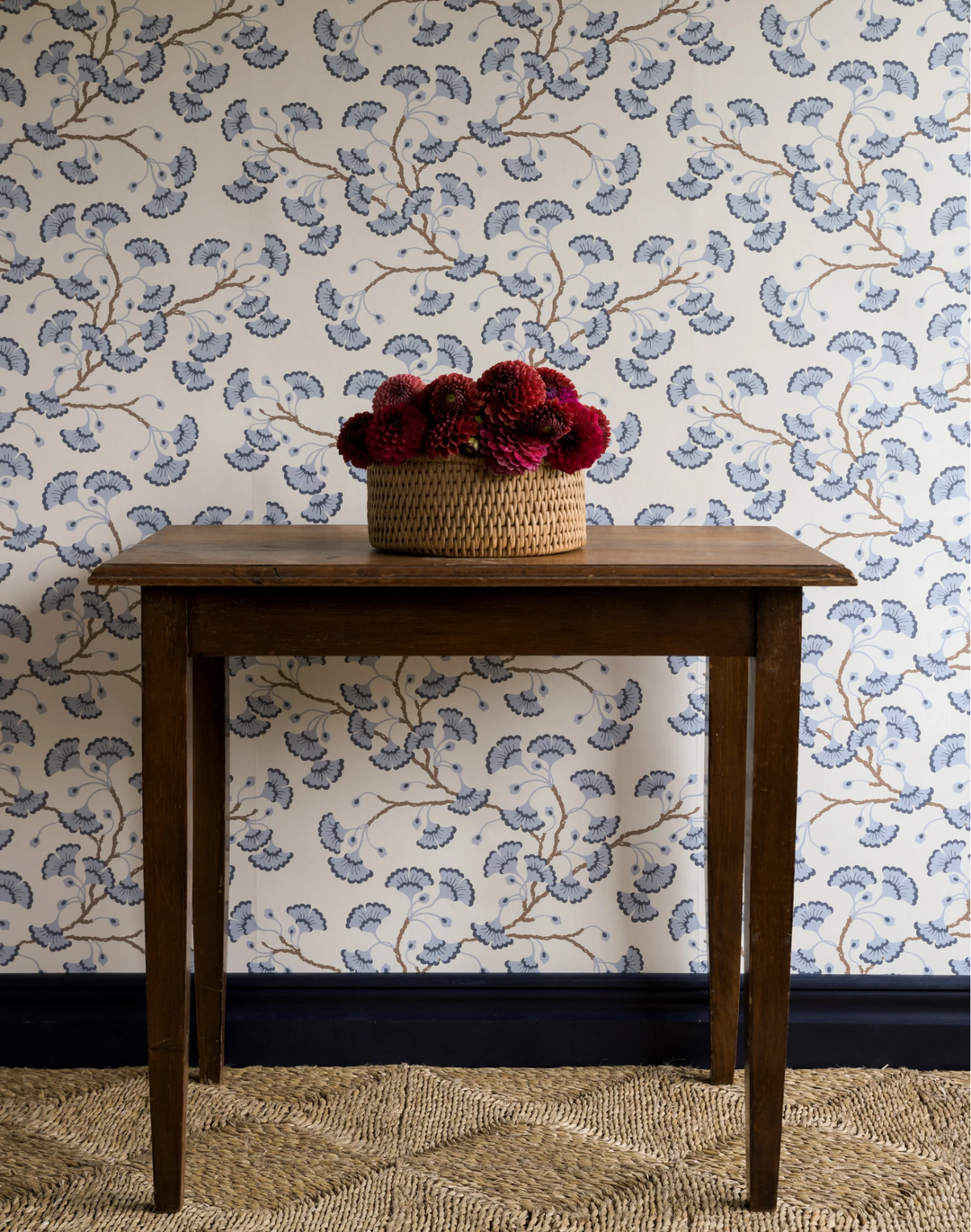 Ginko Garden, Faded Indigo