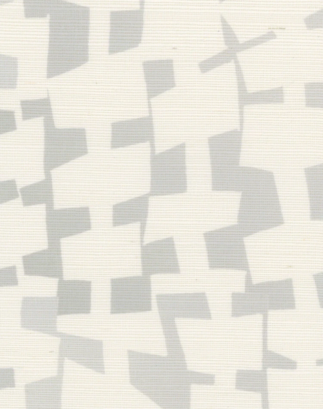 Grasscloth Geo, White Noise