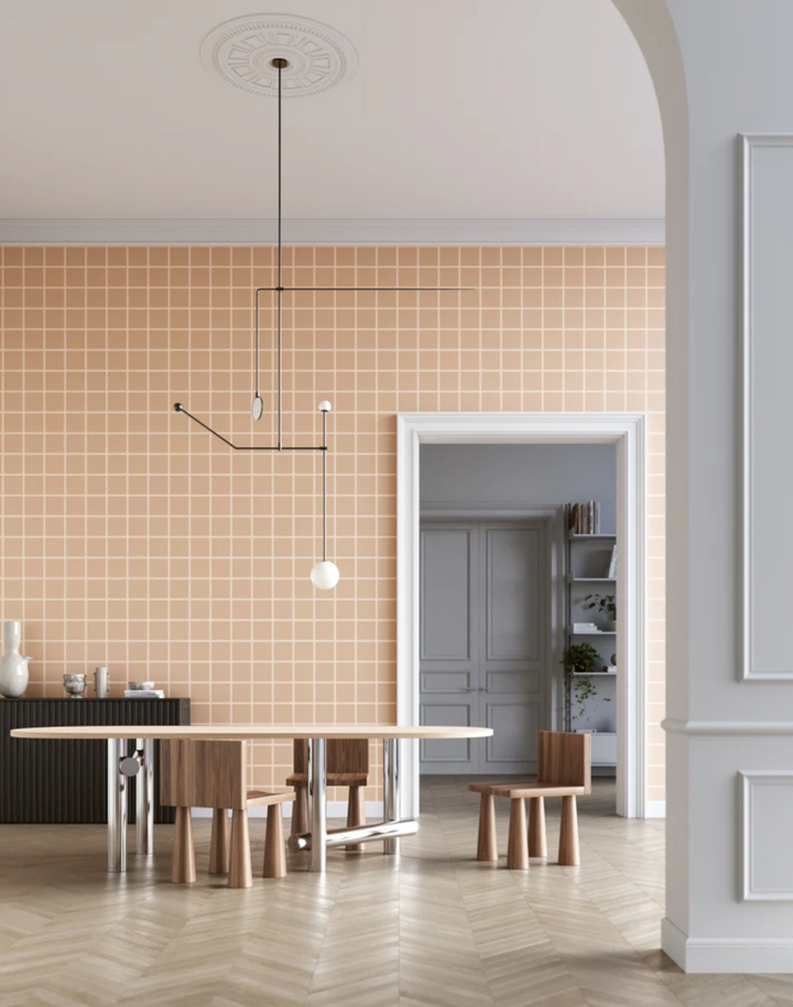 Grid - Large Bold, Line: Light Putty | Background: Putty