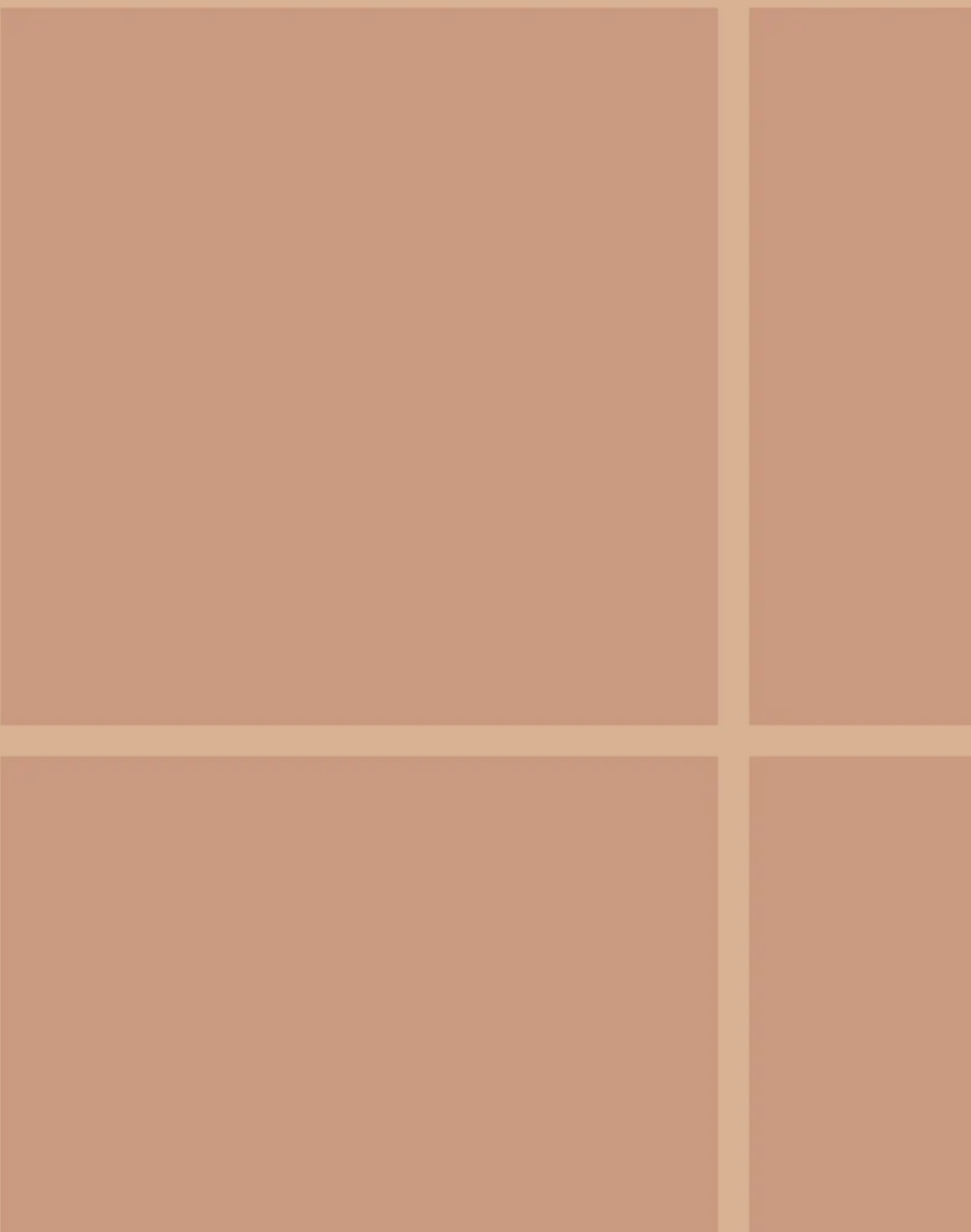 Grid - Large Bold, Line: Light Putty | Background: Putty