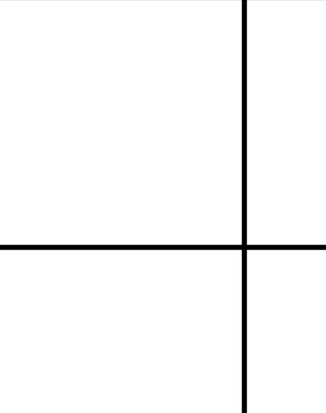 Grid - Large Thin, Line: Black | Background: White