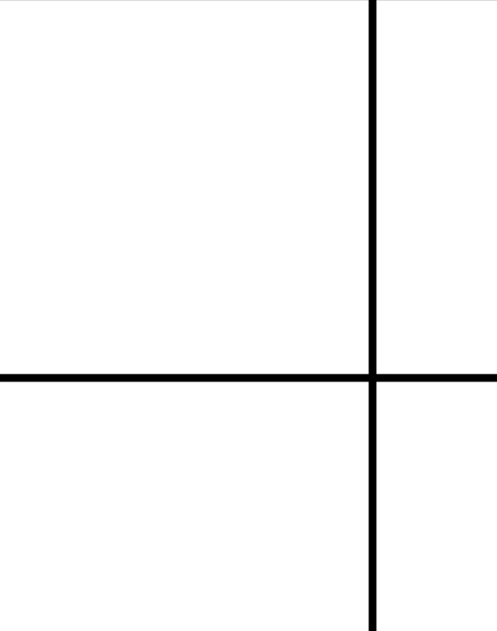 Grid - Large Thin, Line: Black | Background: White