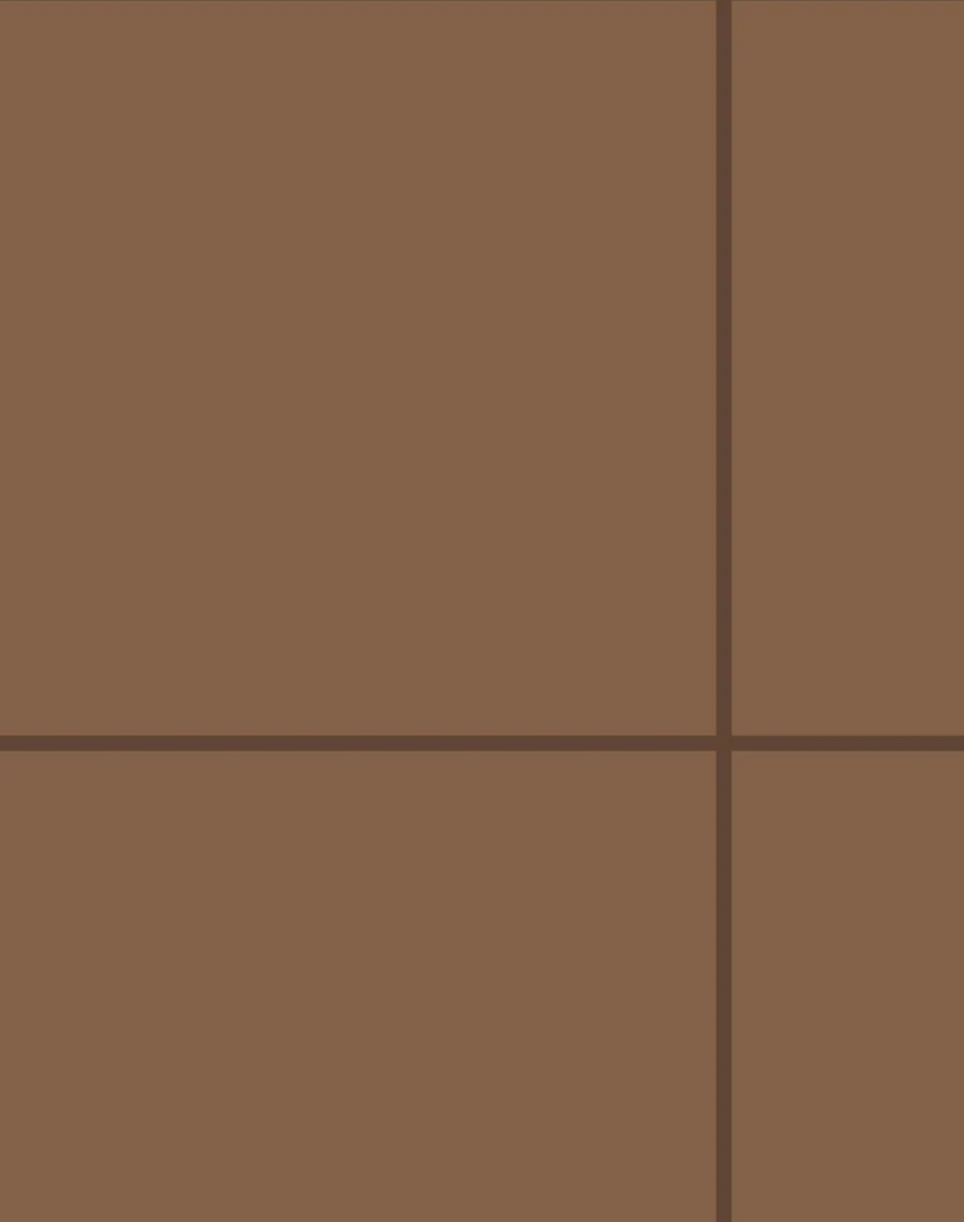 Grid - Large Thin, Line: Brown | Background: Light Brown