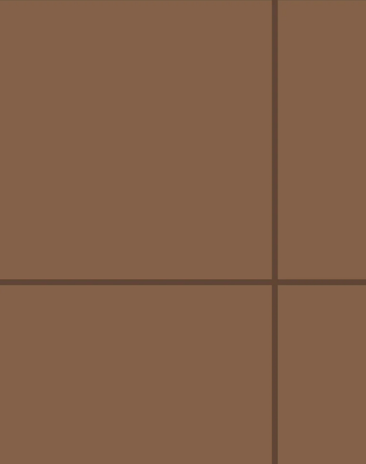 Grid - Large Thin, Line: Brown | Background: Light Brown