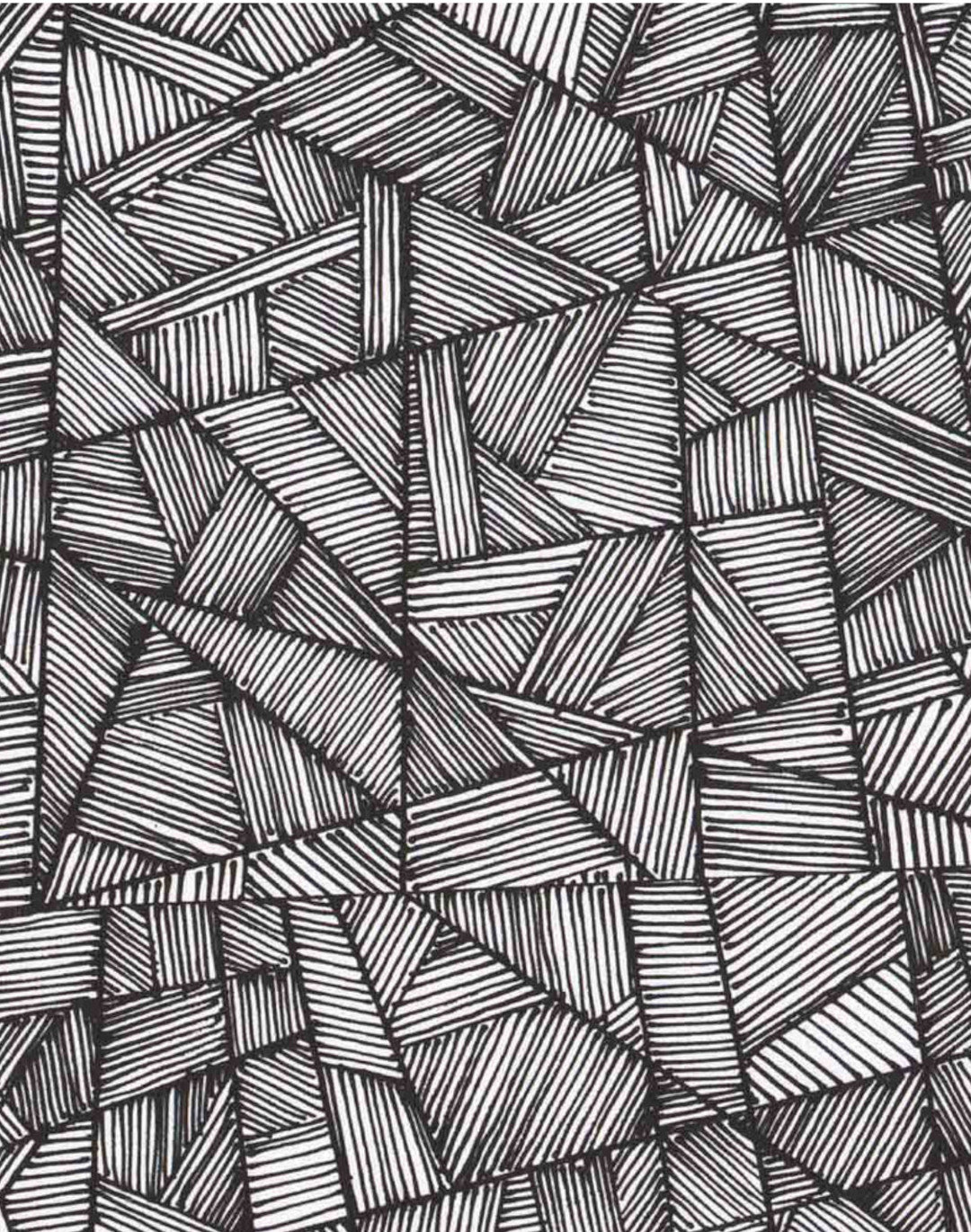 Grid Lines, Black on White