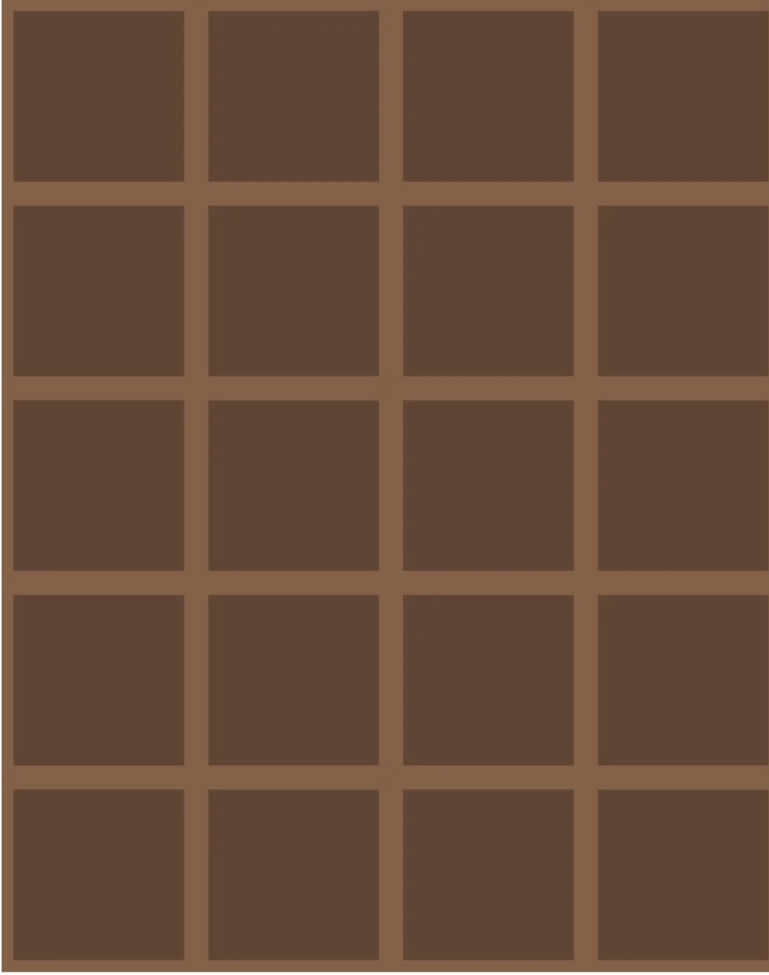 Grid - Small Bold, Line: Light Brown | Background: Brown
