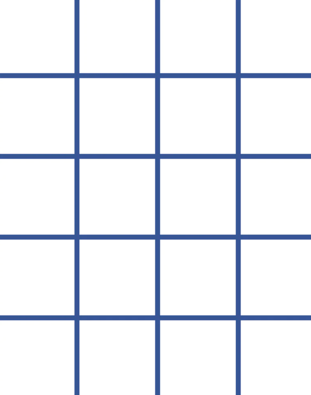 Grid - Small Thin, Line: Blue | Background: White