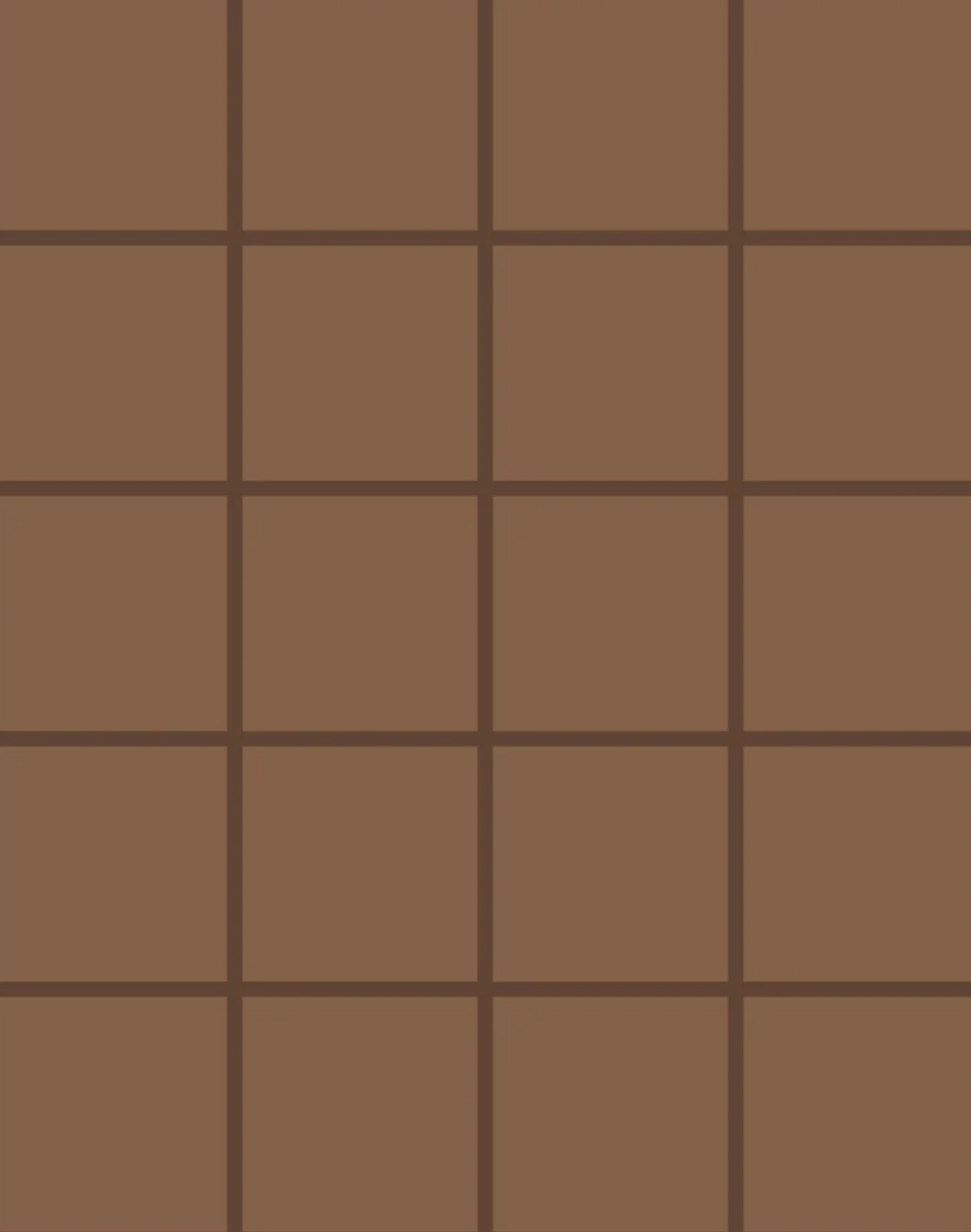 Grid - Small Thin, Line: Brown | Background: Light Brown