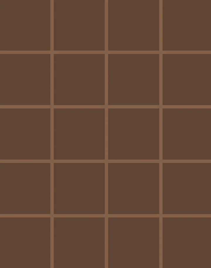 Grid - Small Thin, Line: Light Brown | Background: Brown