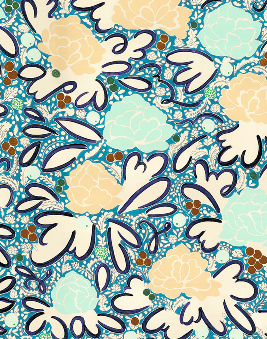 Jade Blue, Cotton/Linen