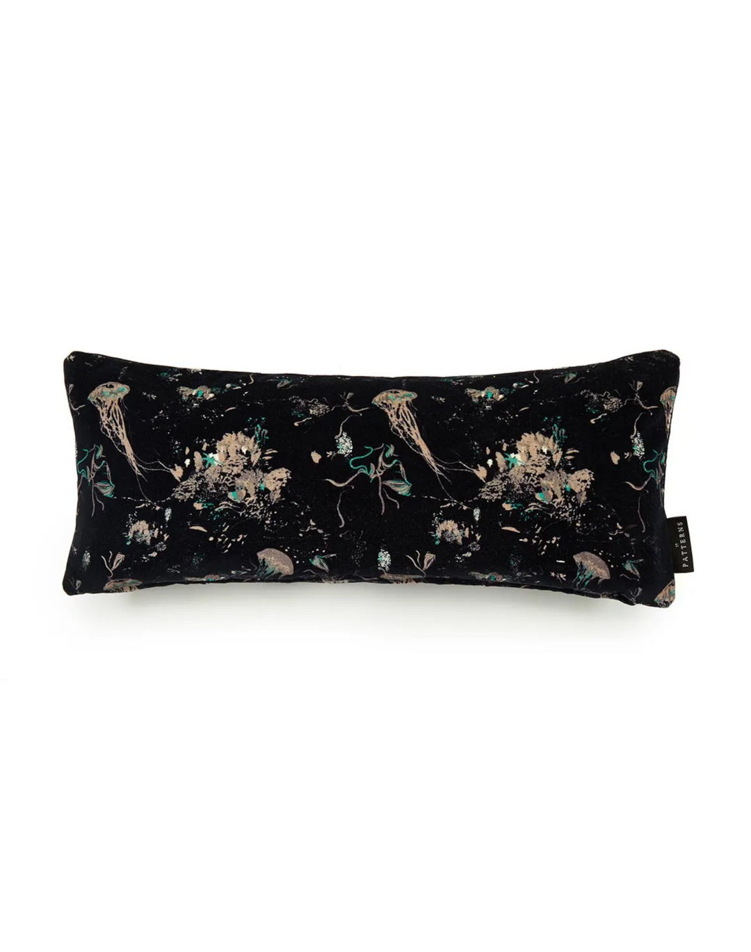 17 Patterns Jellyfish Navy Lumbar Cushion