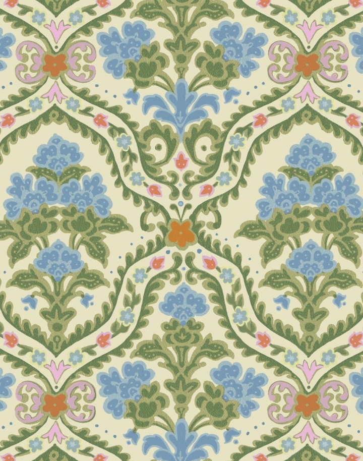 Joyce, Sorbet - Linen Fabric