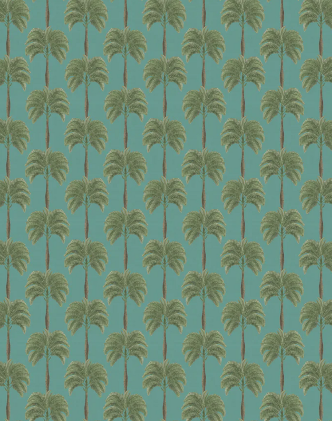 Little Palma Linen Fabric, Bay