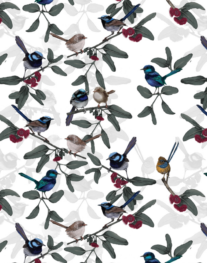 Little Wrens, White