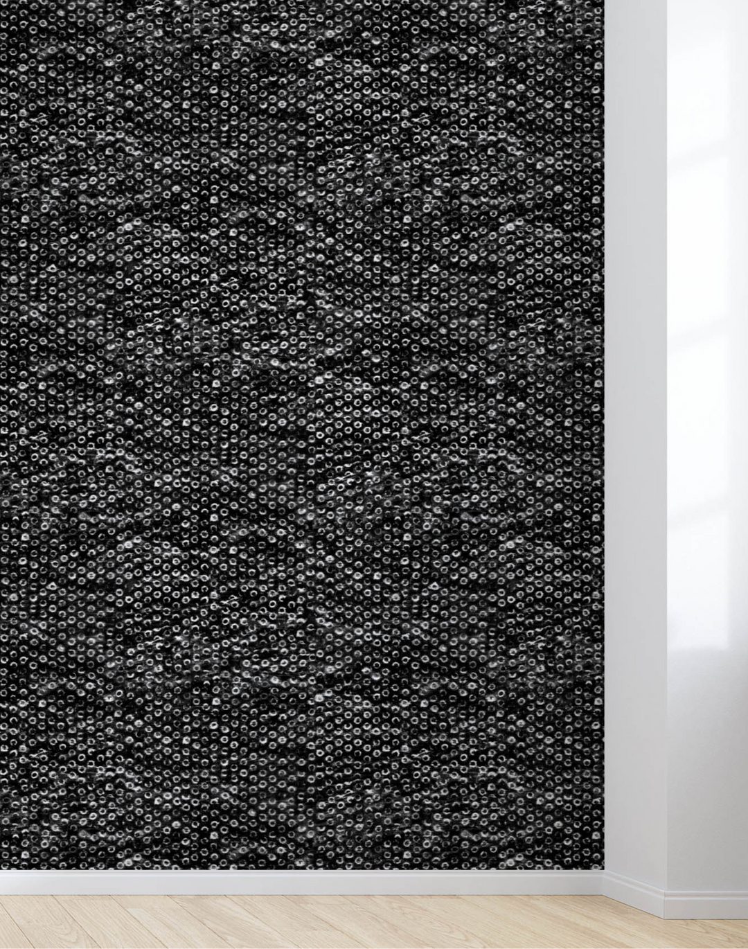 London Grate, White on Black