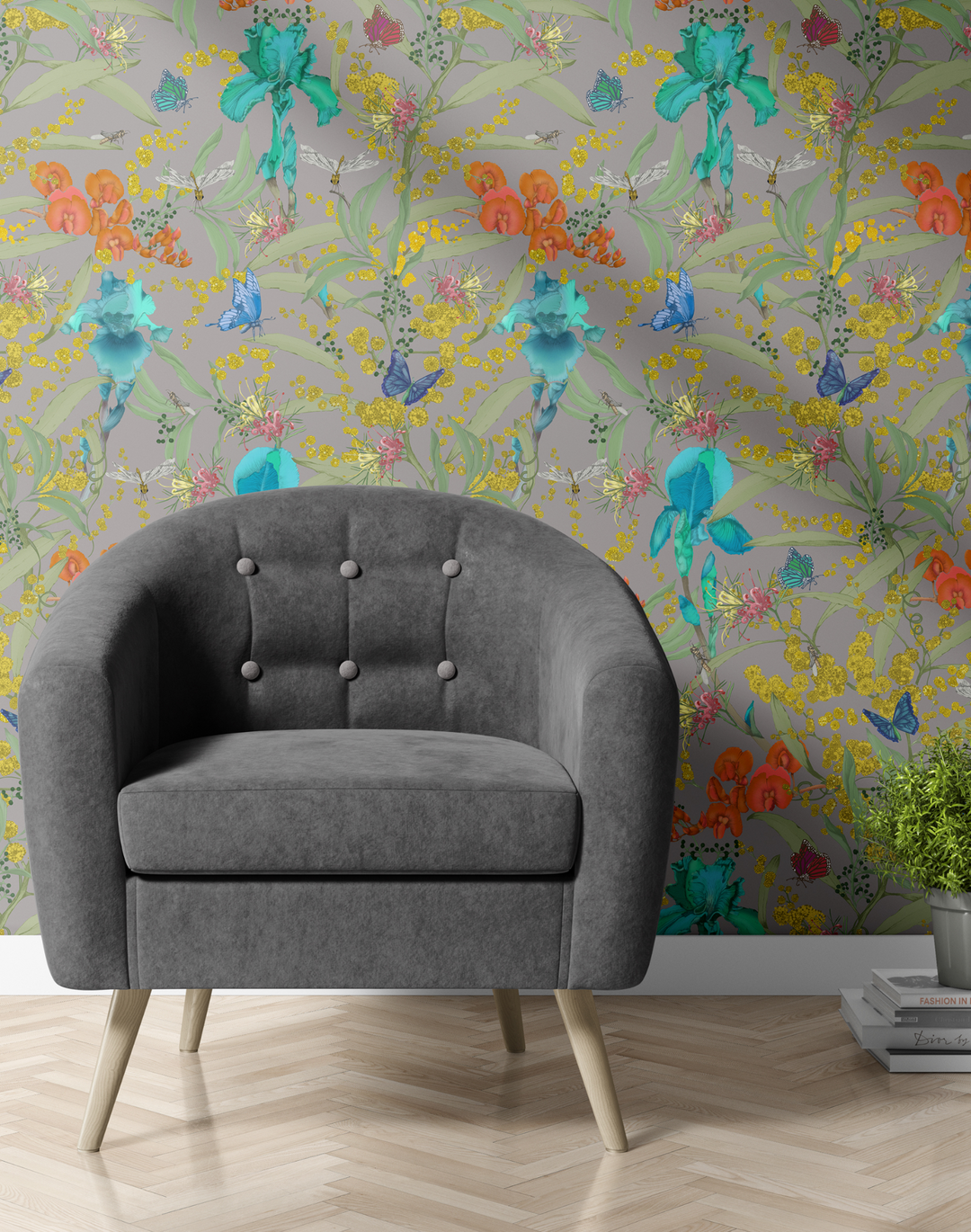 Magic Garden, No 1 Dark Grey