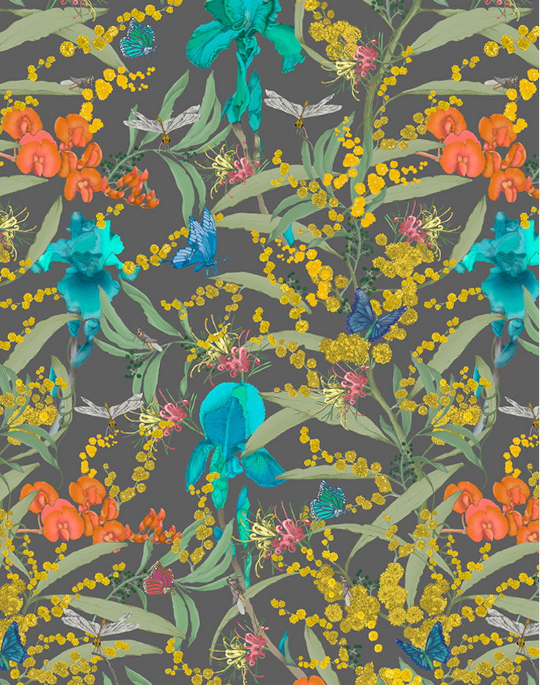 Magic Garden, No 1 Dark Grey