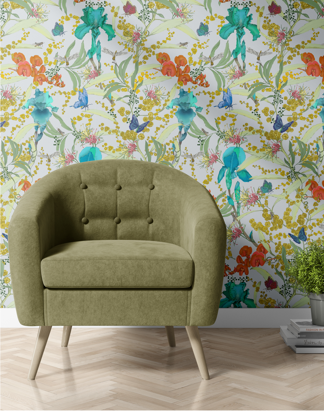 Magic Garden, No 2 Light Grey
