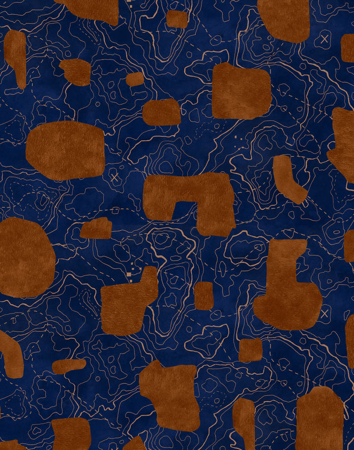 Map Xylography Tobacco PL5003-5