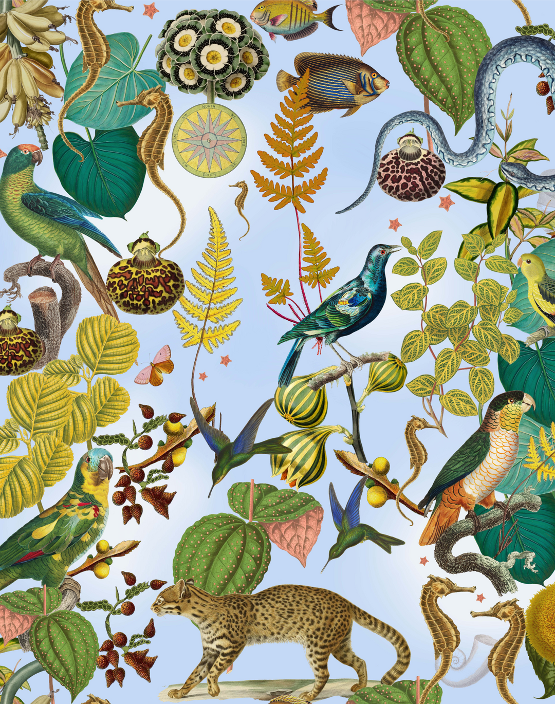 Mar Del Cielo Wallfabric
