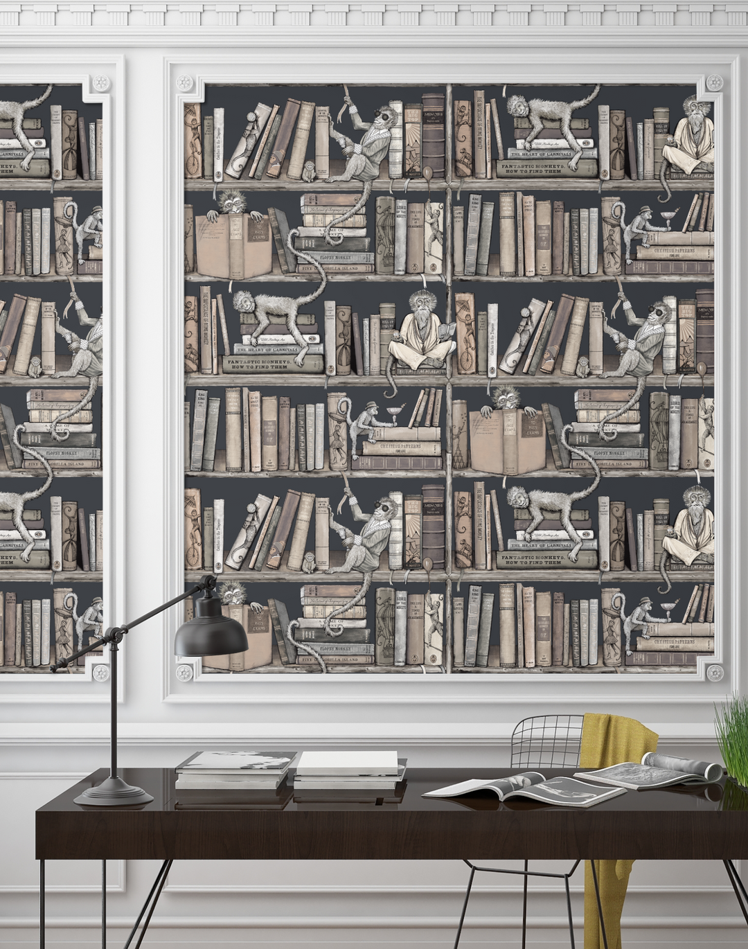 MONKEY LIBRARY TAUPES