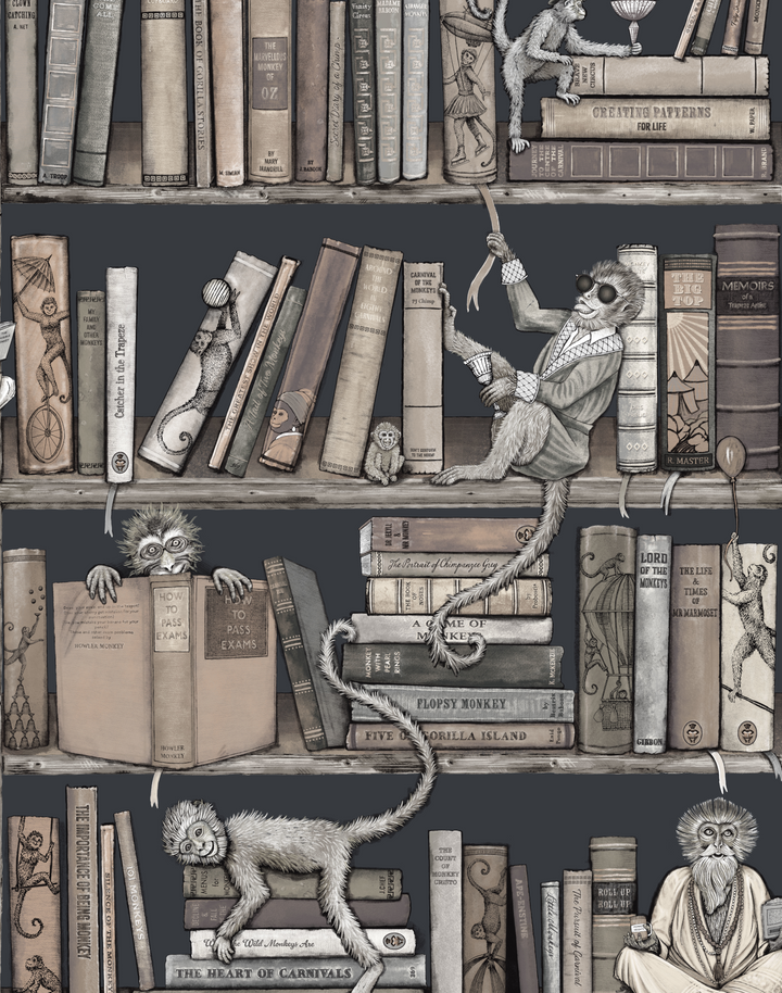 MONKEY LIBRARY TAUPES