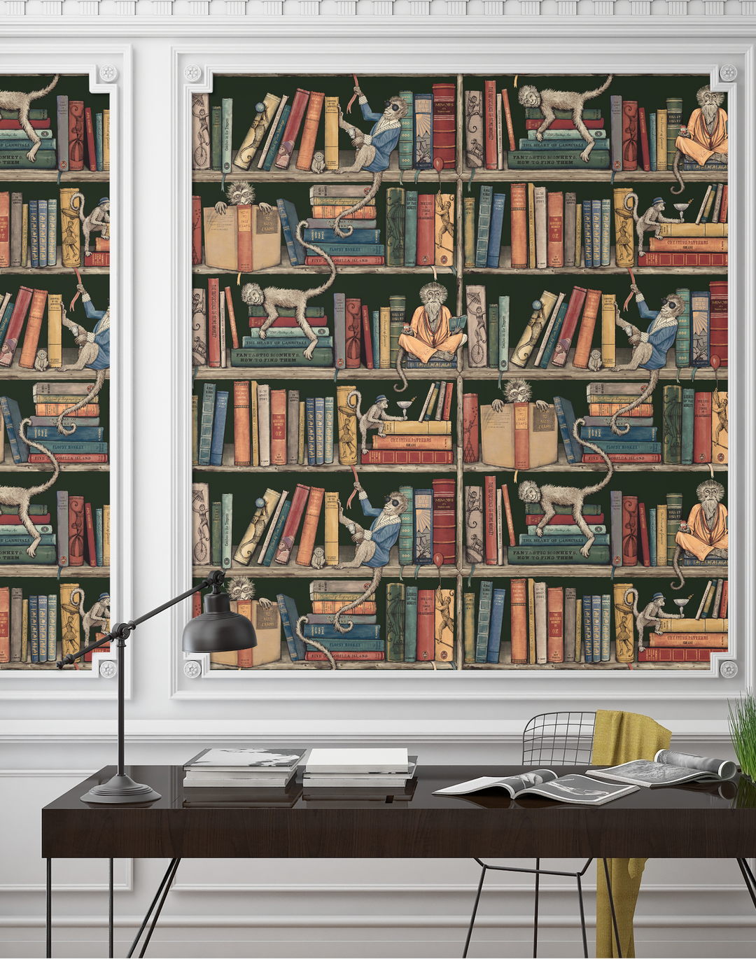 MONKEY LIBRARY TRADITIONAL GREEN