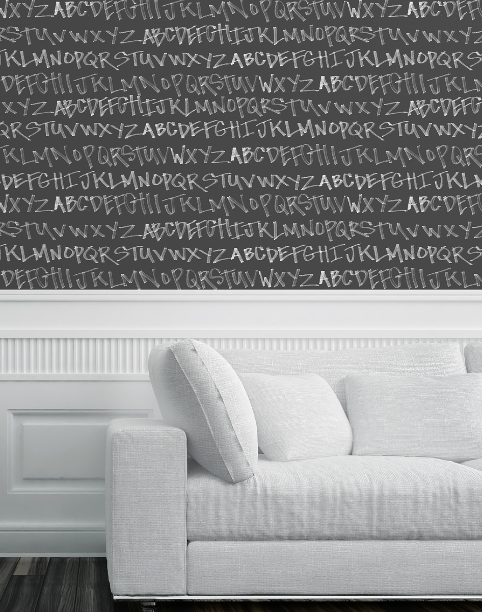 NYC Alphabet, Chalkboard The Pattern Collective