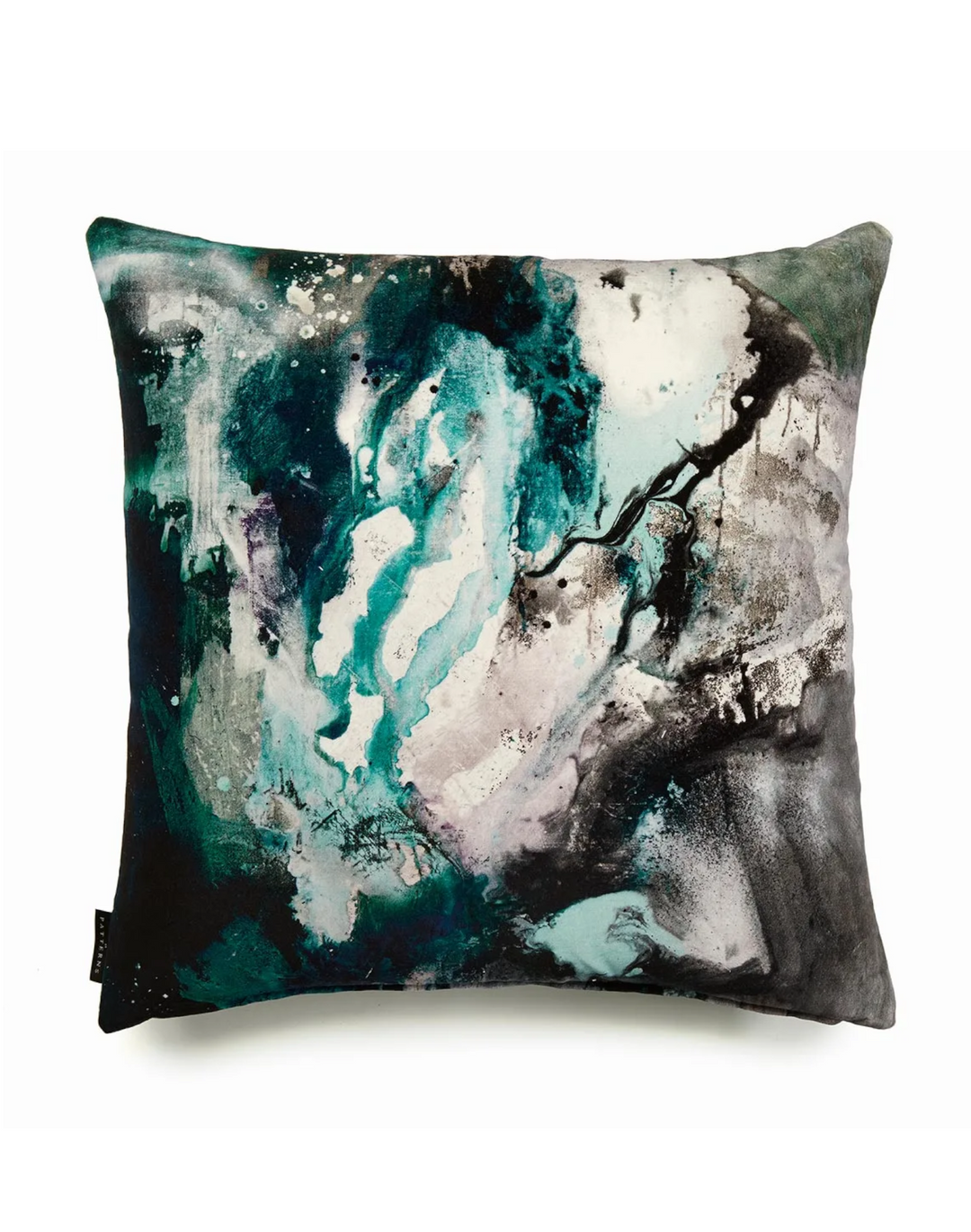 17 Patterns Nebulous Jade Cushion