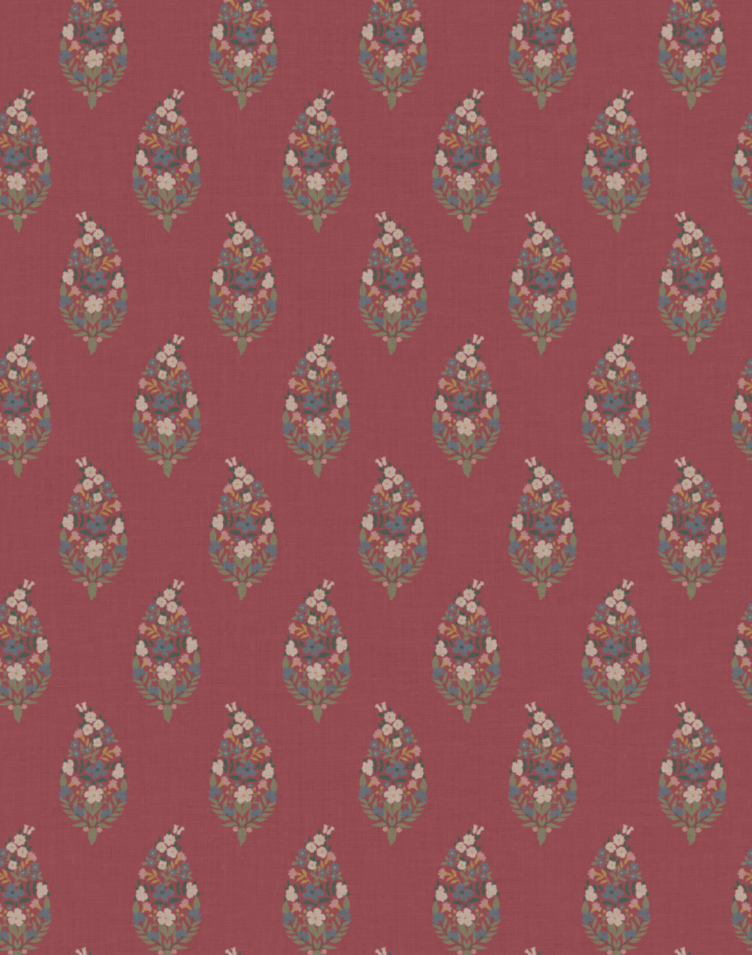 Paisley Burgundy RF7475