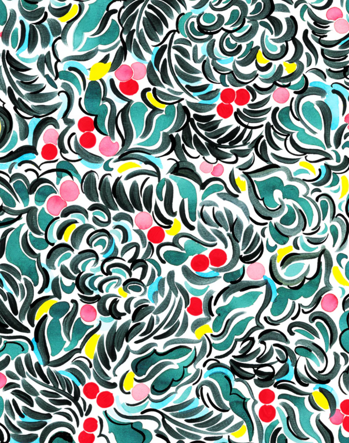 Paradeisos Green, Cotton/Linen