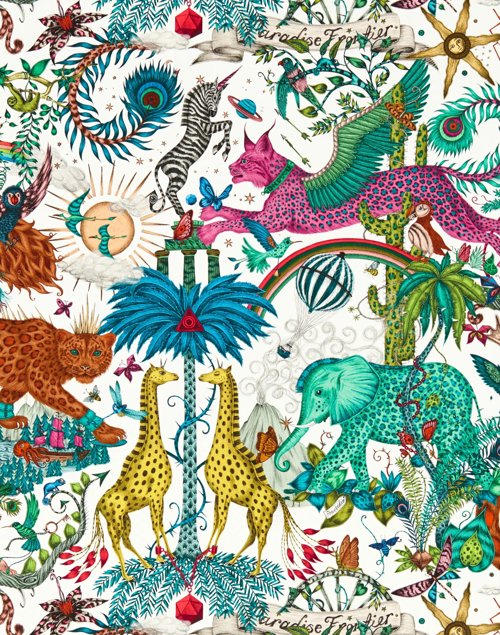 Paradise Lost, Ivory W0216-03 – The Pattern Collective